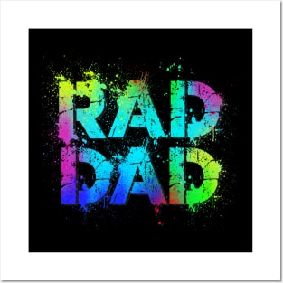 'Rad Dads 80s' Amazing Eighties Vintage Gift Posters and Art